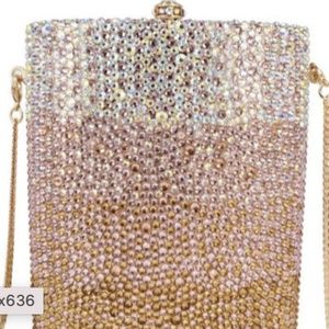 Champagne Sunset! Crystal Purse Gift Wedding